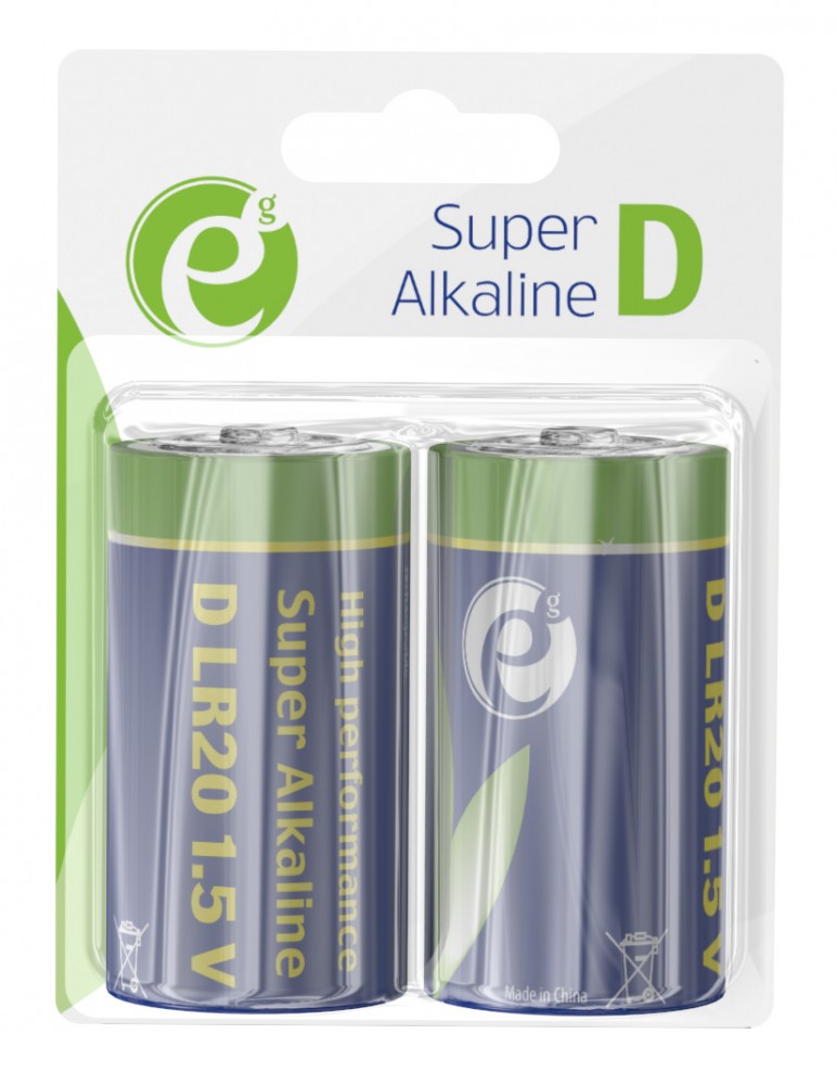 Gembird  Alkaline battery LR20, 1.5V