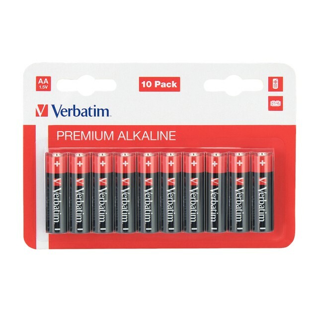 Verbatim Alkaline battery LR6 (AA)(10pcs blister)