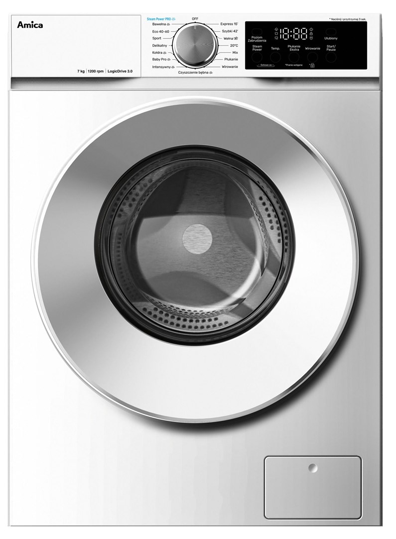 Amica  HWA7S12ALiSR3 washing machine Front-load 7