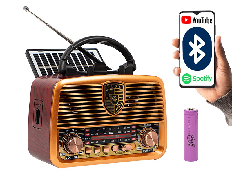 BLOW  Analog radio RA10 AM/FM solar