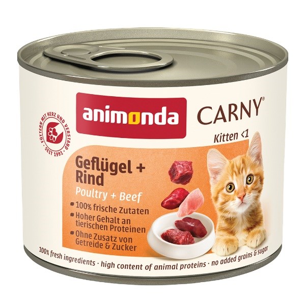 Animonda Carny Kitten Poultry Beef -