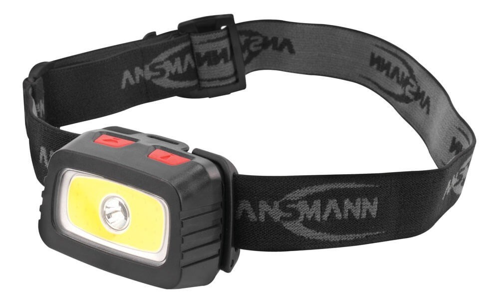 ANSMANN HD200B Black, Grey Headband flashlight