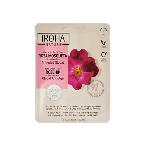 Iroha Anti-Age Rosehip Face Sheet Mask