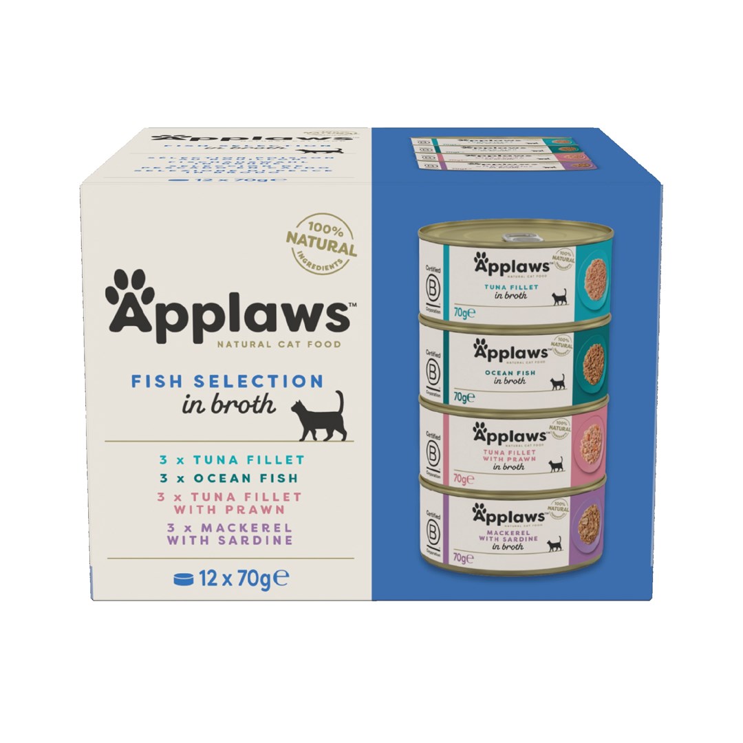 Applaws  Fish selection multipack in broth