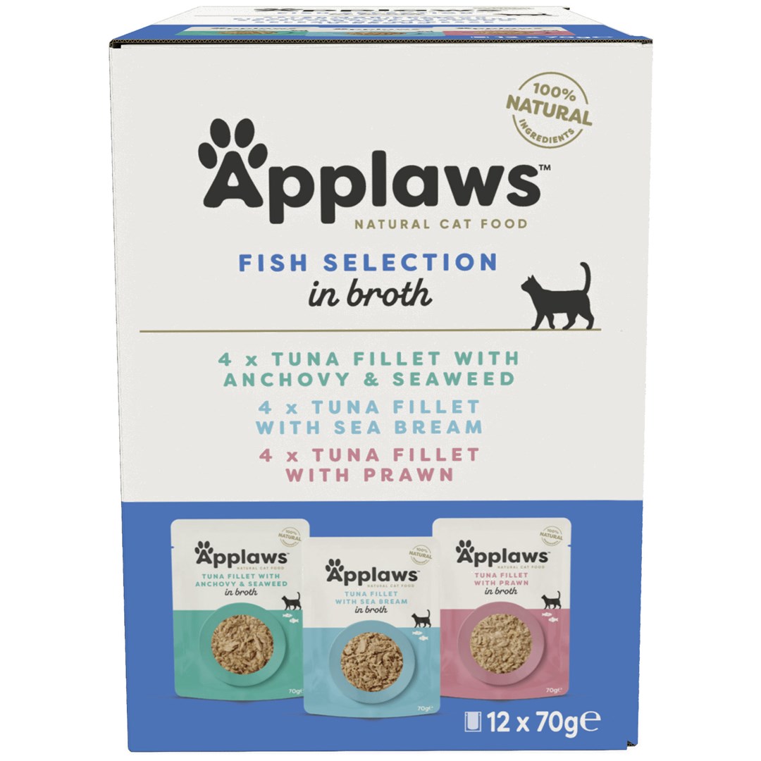 Applaws  Fish selection multipack in broth