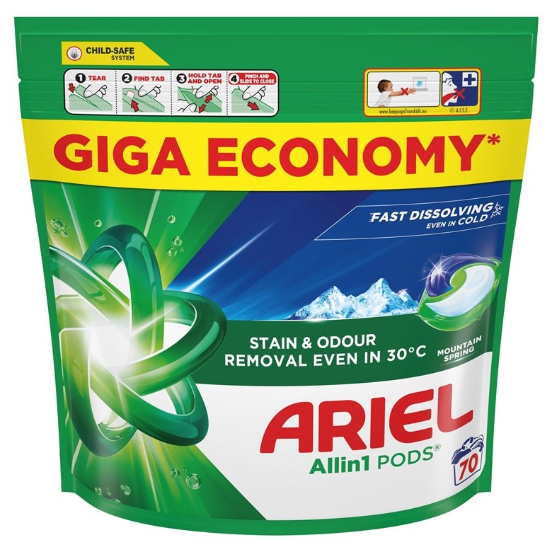 ARIEL MS LAUNDRY CAPSULES 70PCS |