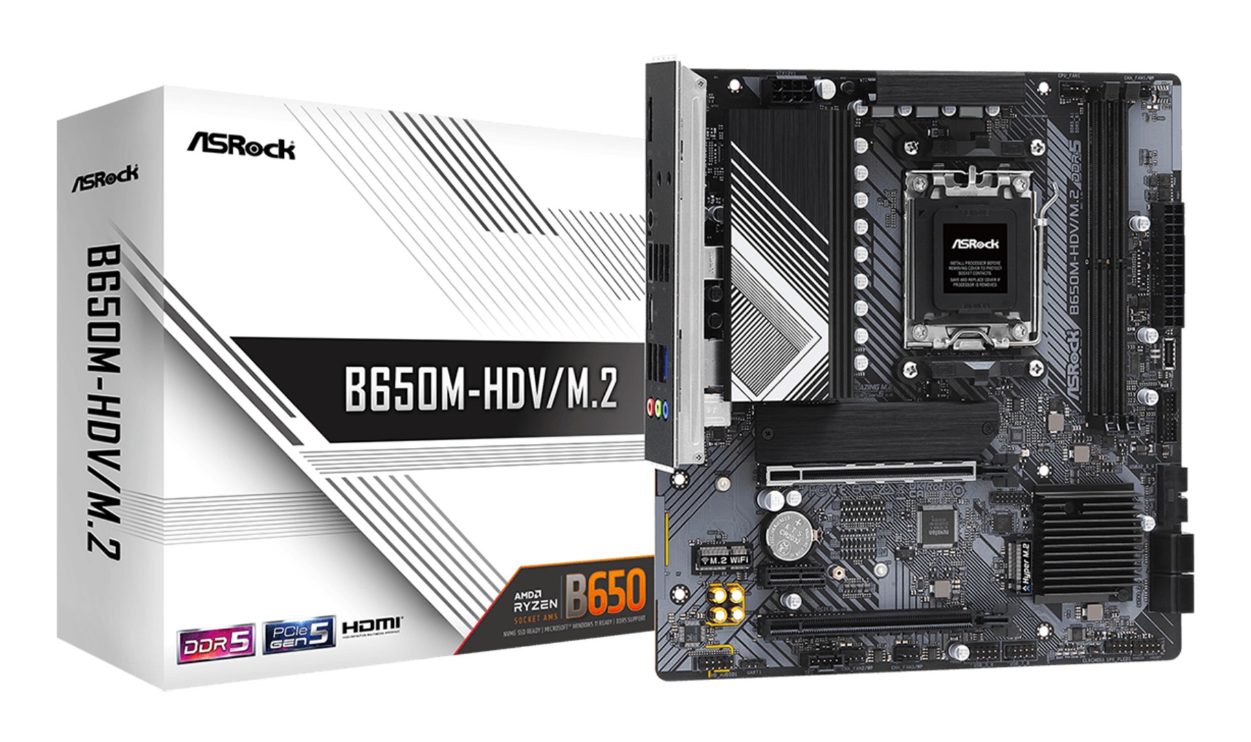 ASRock  B650M-HDV/M.2 AMD B650 Socket