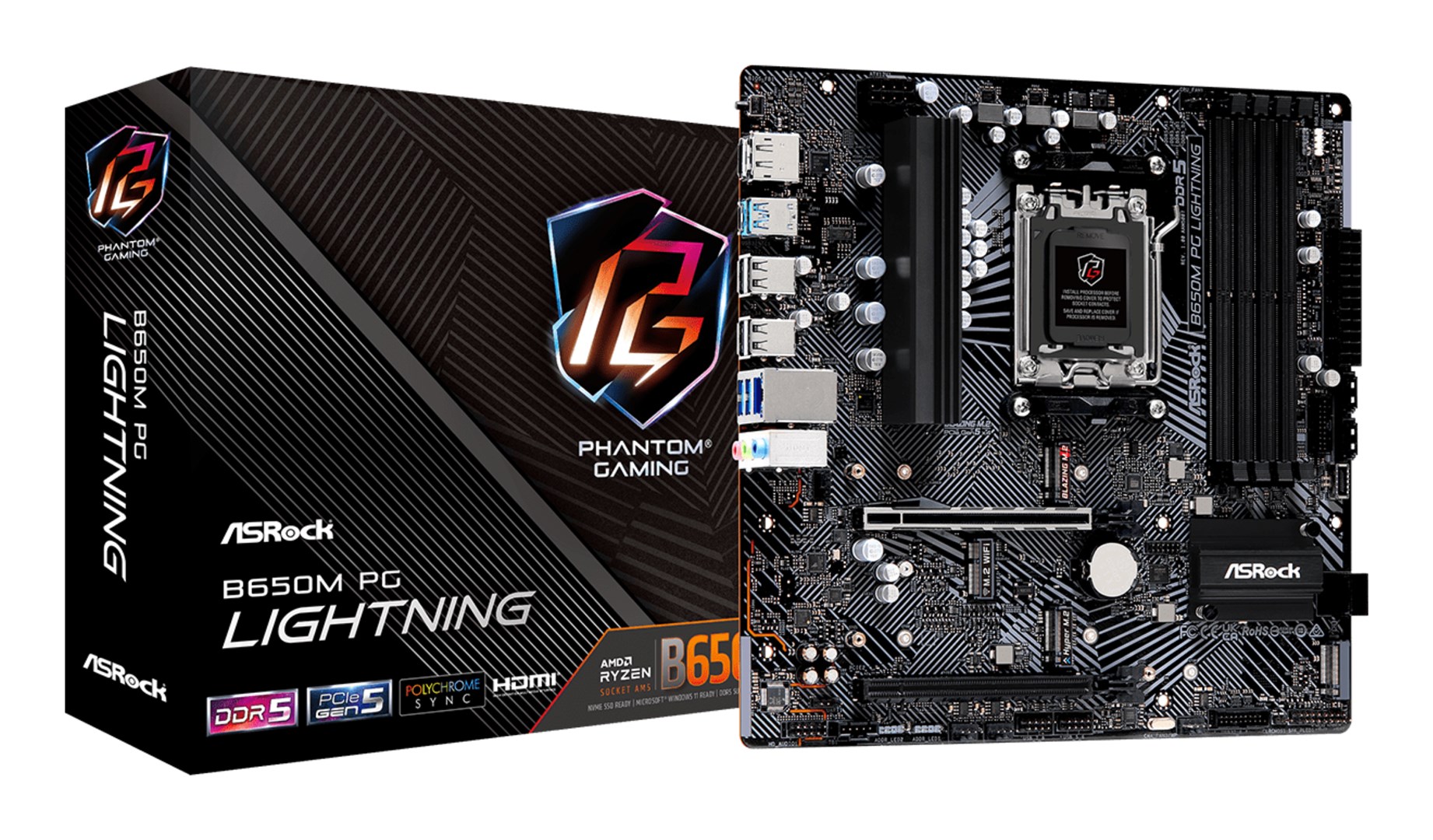 ASRock  B650M PG Lightning AMD B650