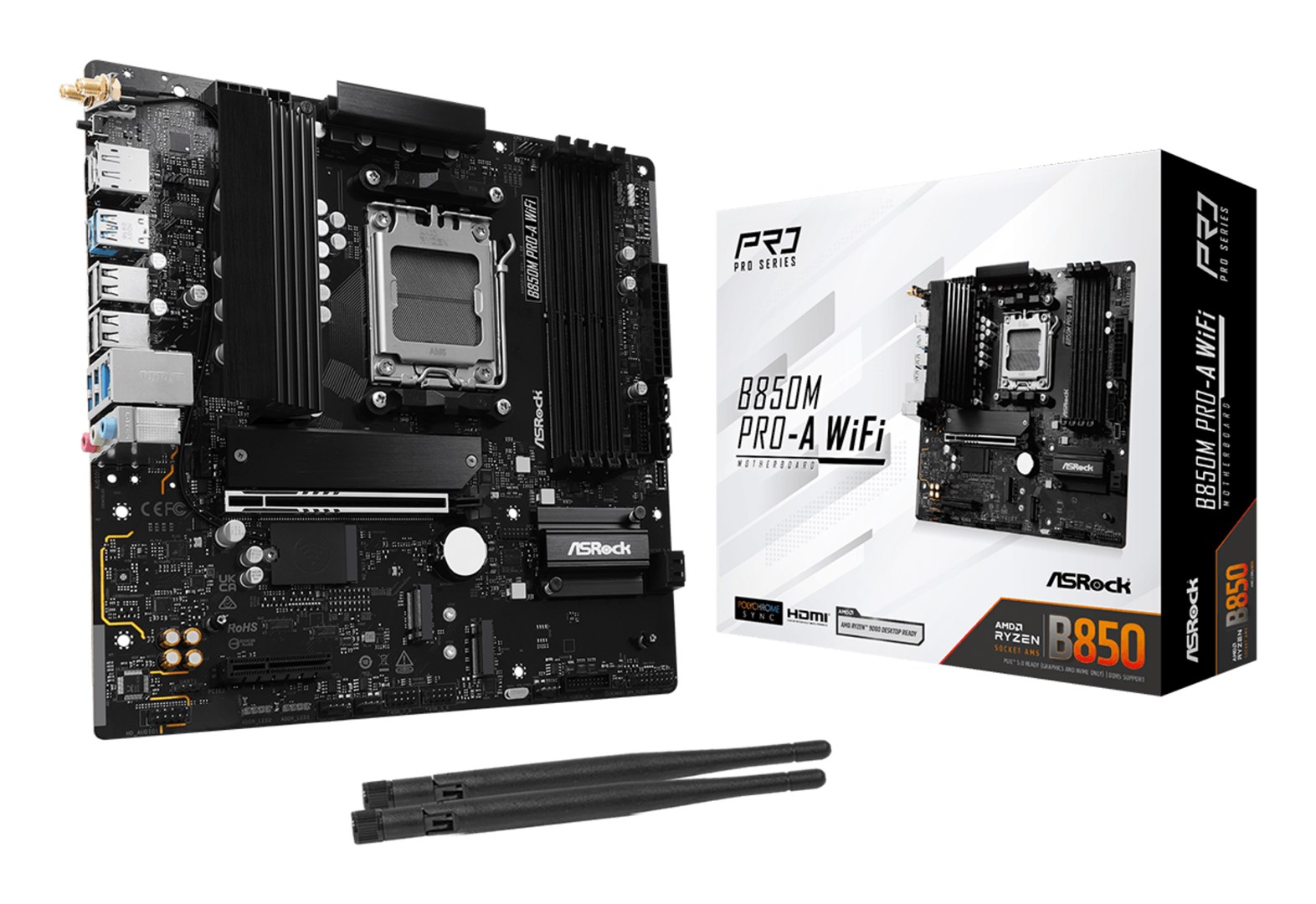 ASRock B850M Pro-A WiFi AMD B850