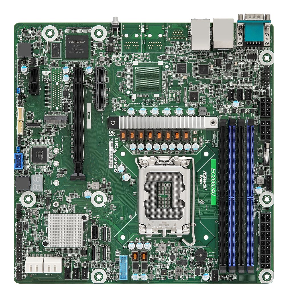 ASRock  EC266D4U motherboard Intel C266 LGA