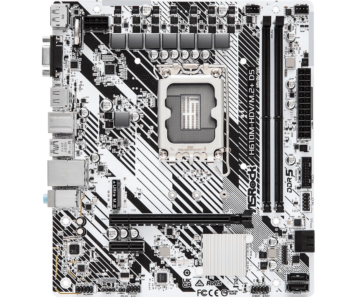 ASRock  H610M-HDV/M.2+ D5 Intel H610