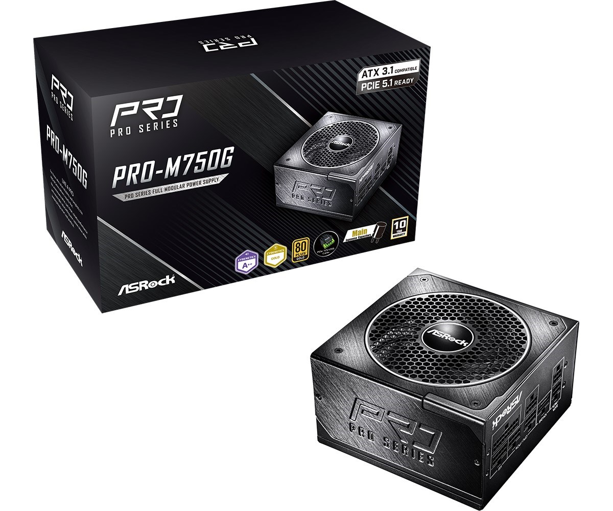 ASRock PRO-M750G 750W 80 PLUS Gold