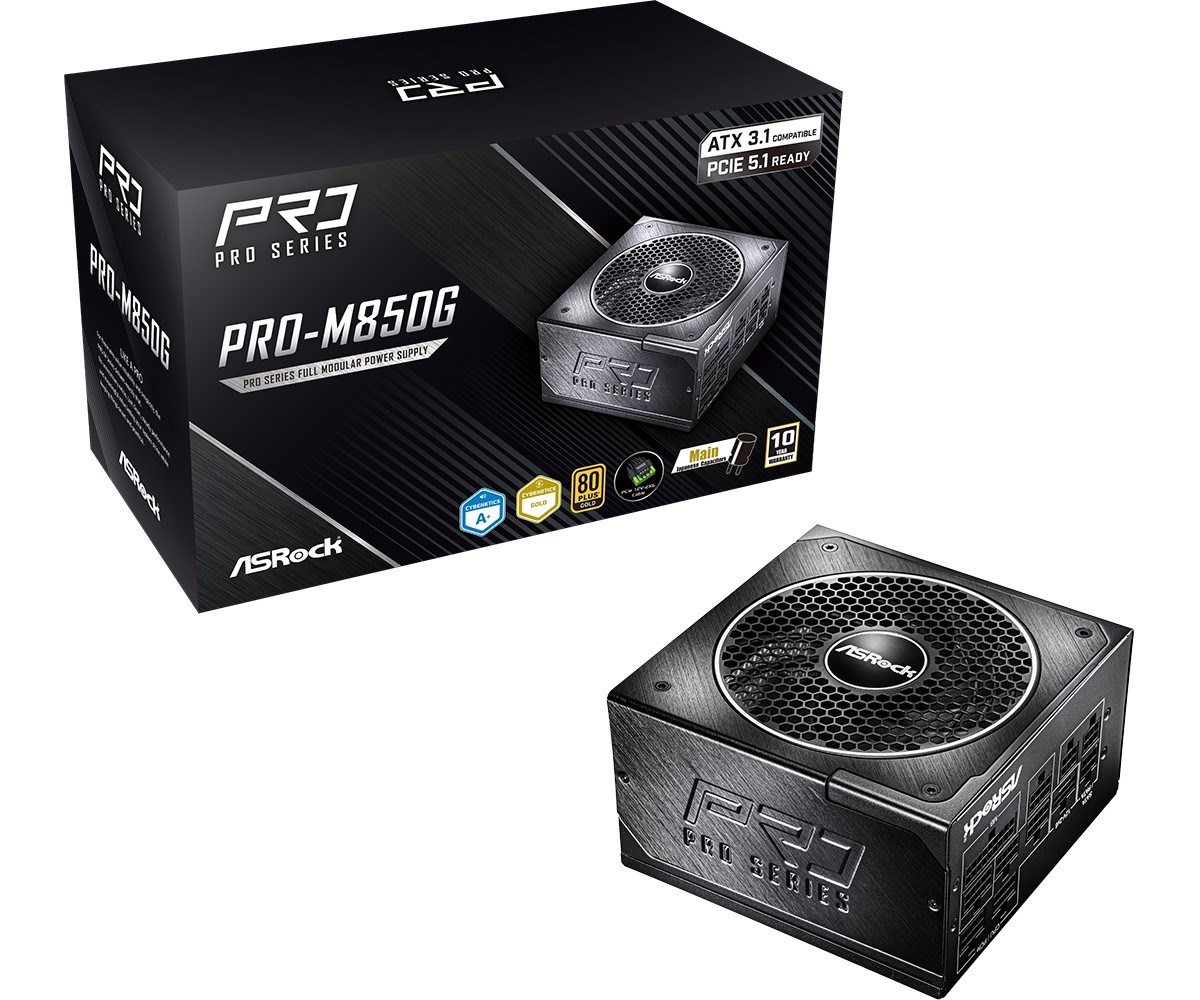 ASRock  PRO-M850G 850W 80 PLUS Gold