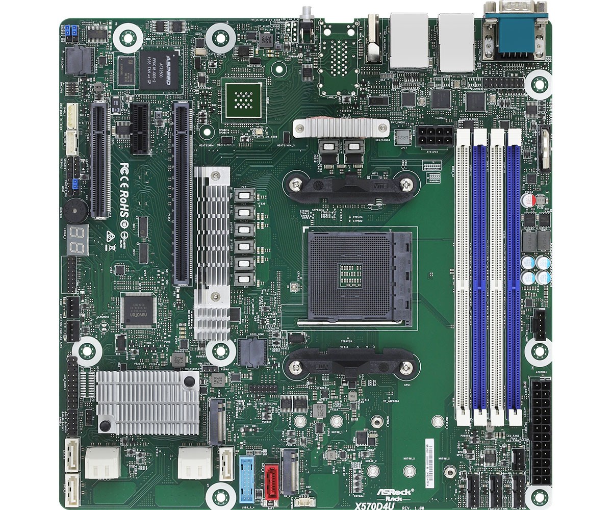 ASRock  X570D4U motherboard AMD X570 Socket