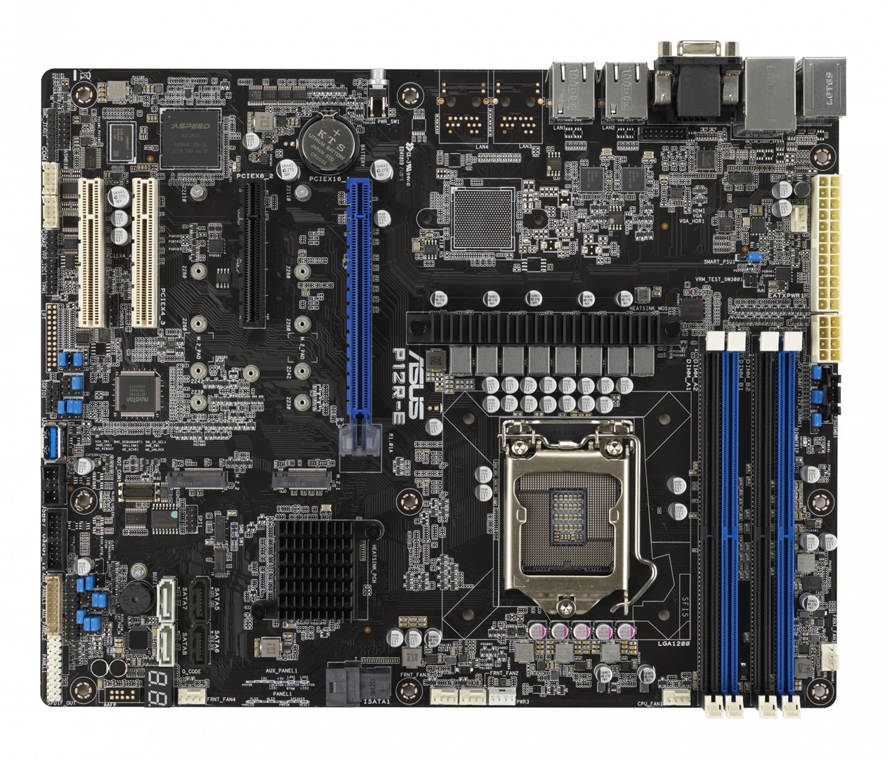 ASUS P12R-E Intel C256 LGA 1200