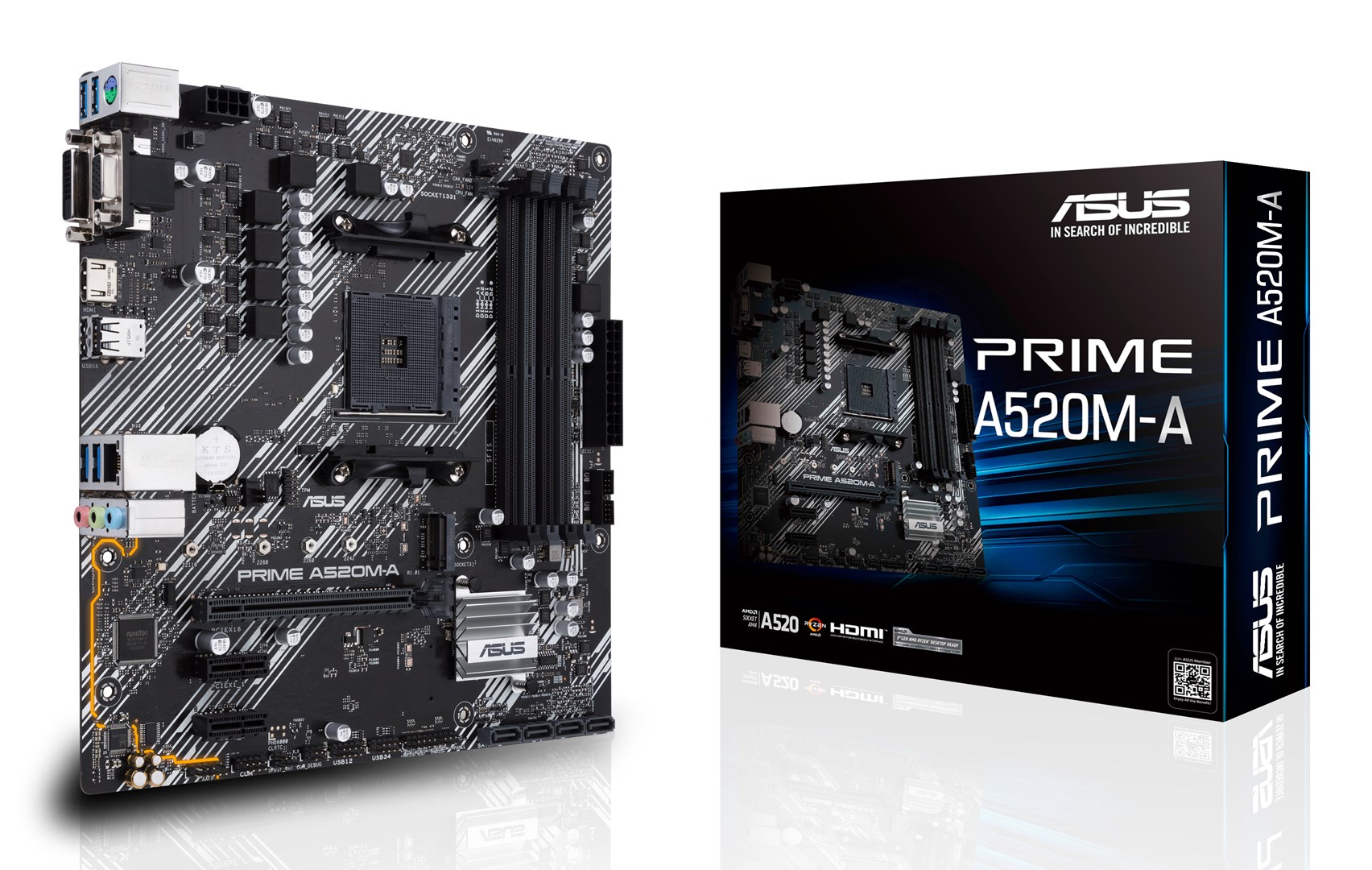 ASUS  PRIME A520M-A II/CSM - bundkort