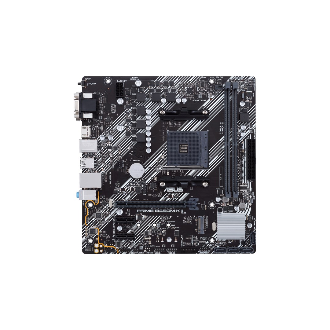 ASUS  Motherboard PRIME B450M-K II AM4