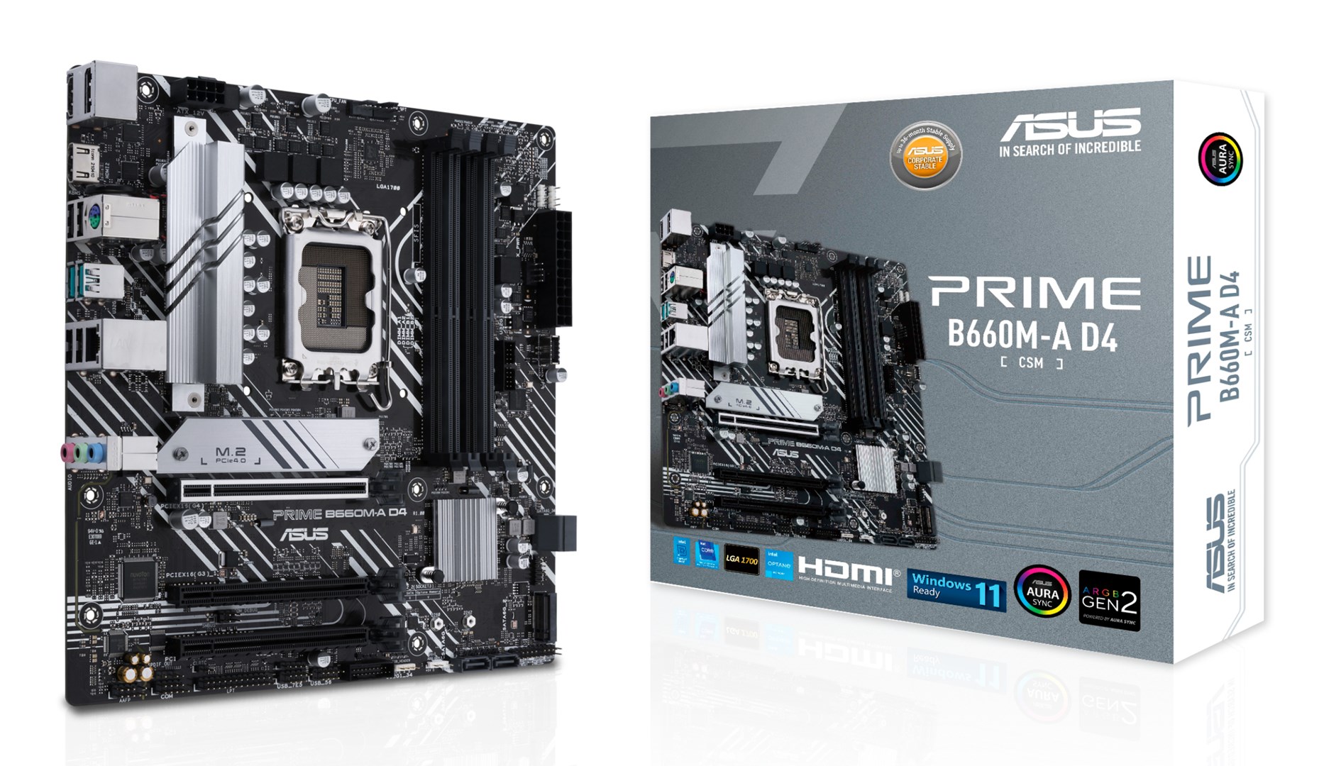ASUS PRIME B660M-A D4-CSM Intel B660