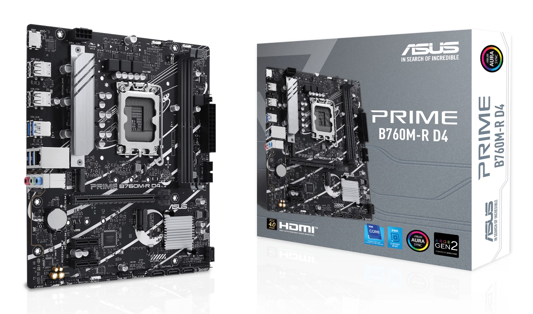 ASUS  PRIME B760M-R D4 Intel B760