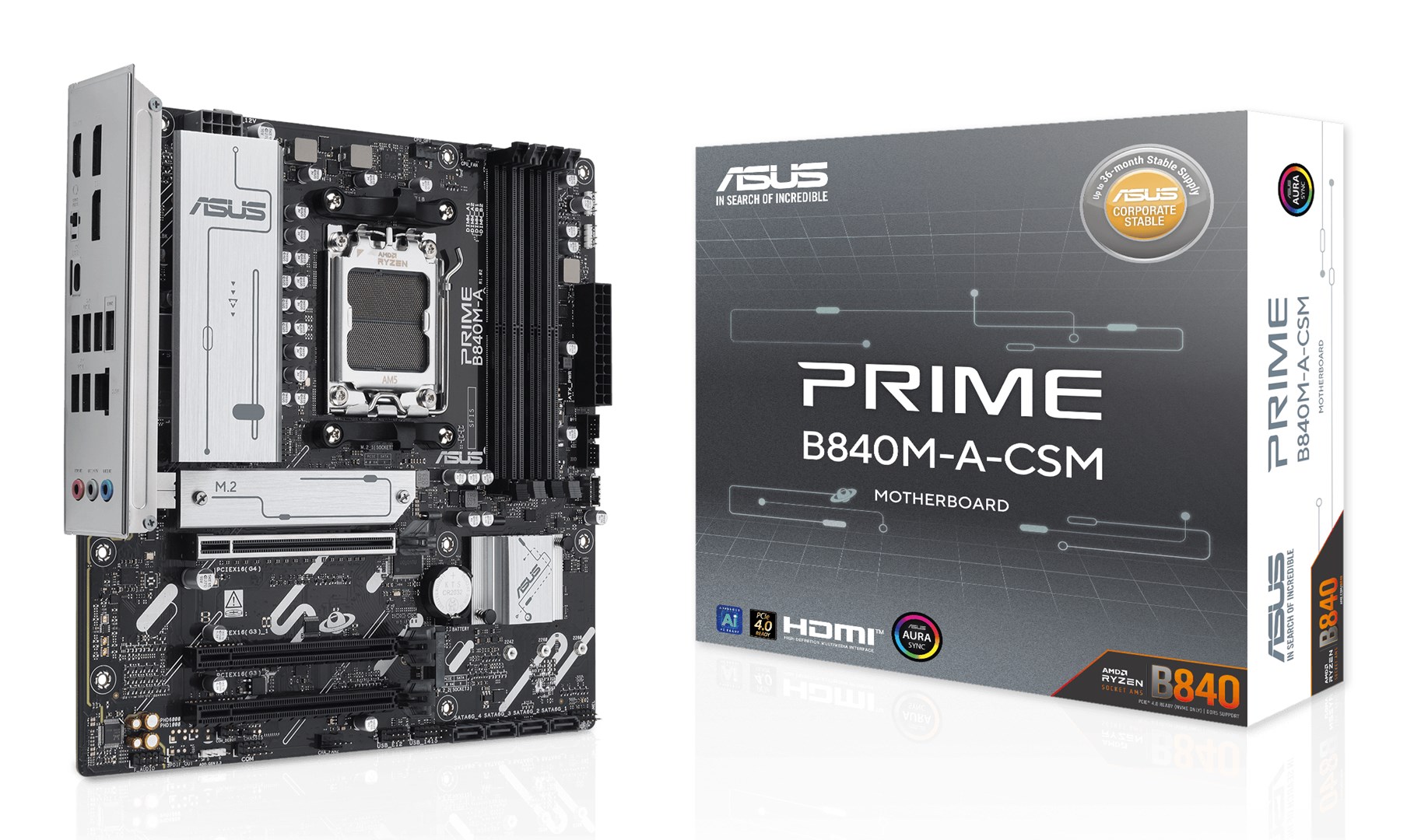 ASUS PRIME B840M-A-CSM AMD B840 Socket