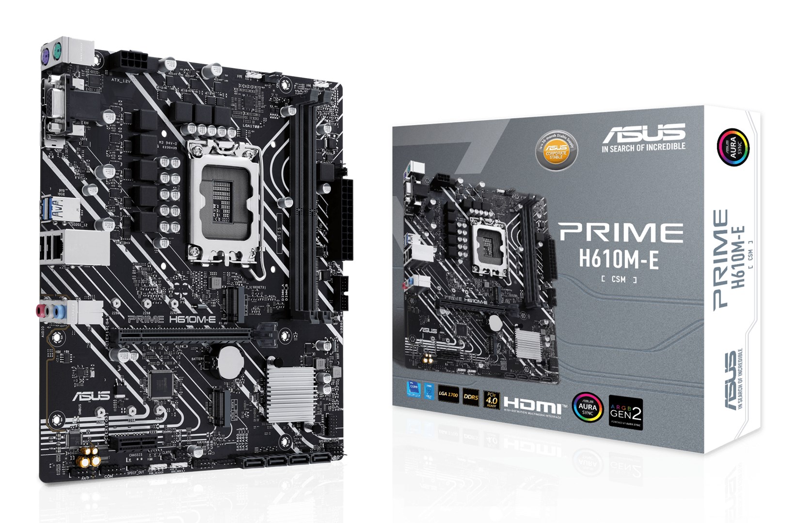 ASUS  PRIME H610M-E-CSM Intel H610 LGA