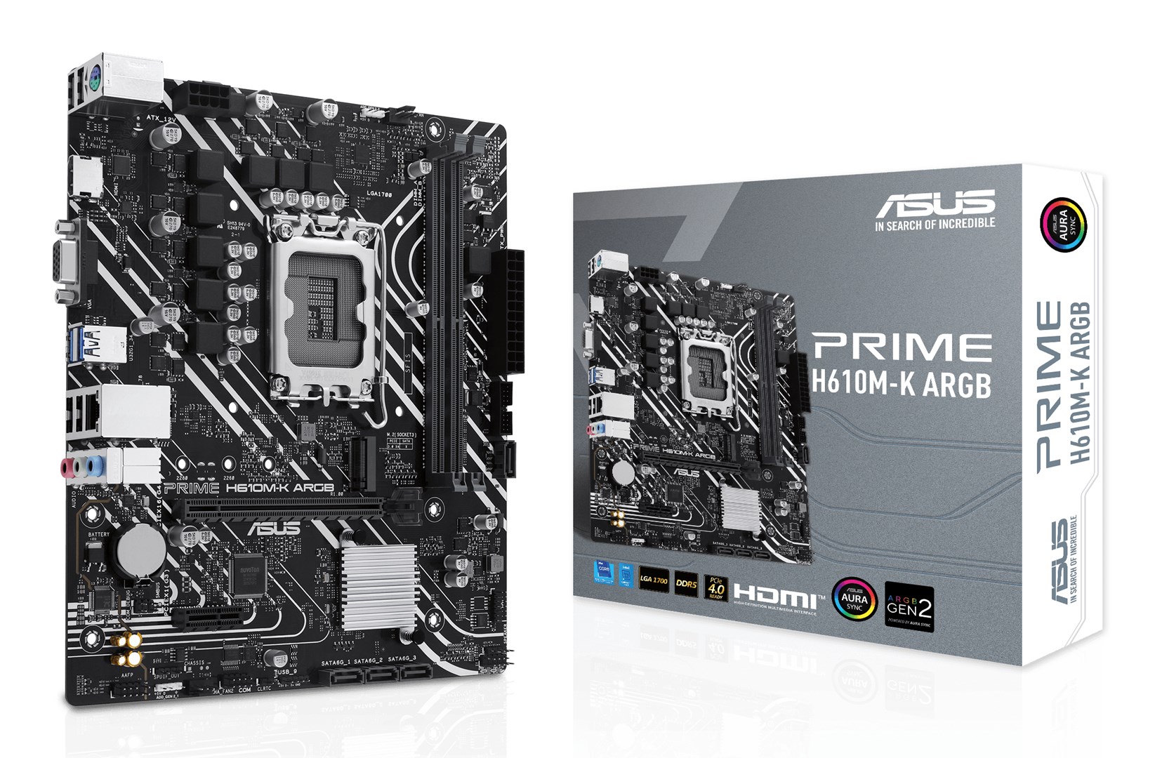 ASUS PRIME H610M-K ARGB Intel H610