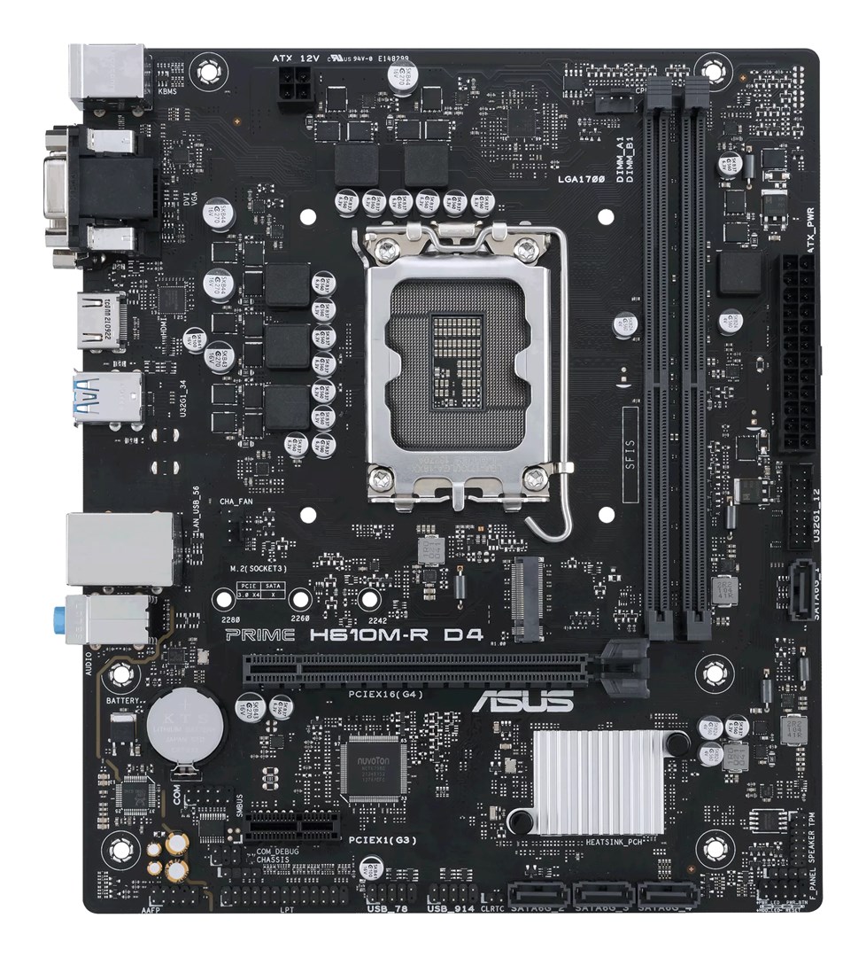 ASUS PRIME H610M-R D4 Intel H610