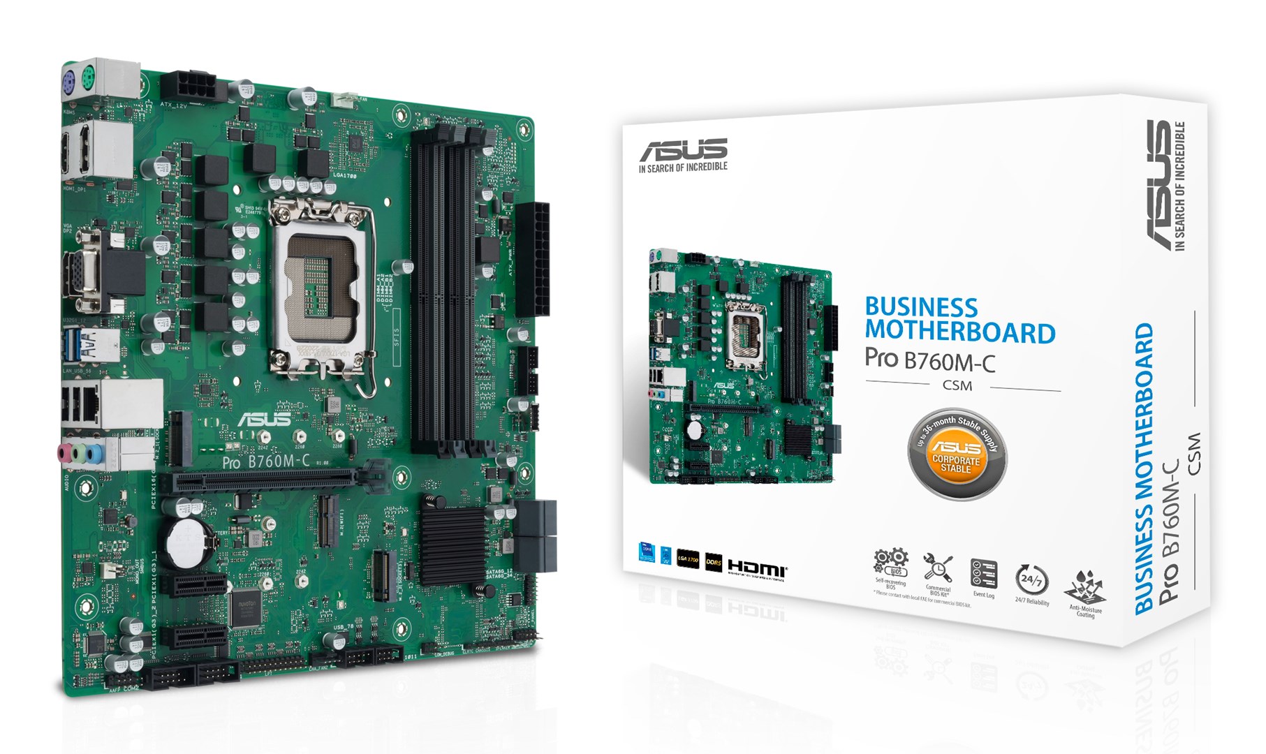 ASUS PRO B760M-C-CSM Intel B760 LGA