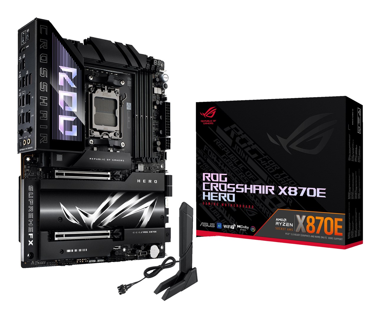 ASUS  ROG CROSSHAIR X870E HERO AMD