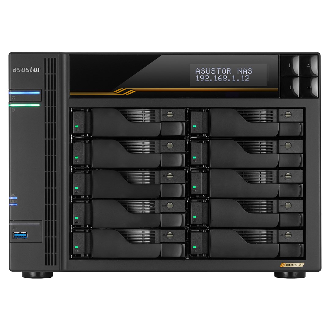 ASUSTOR  AS6810T NAS; Tower; 10x (3