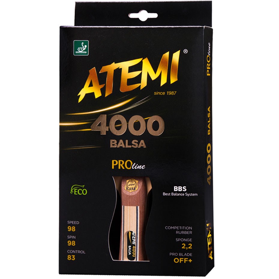 Atemi  4000 Balsa anatomical ping pong