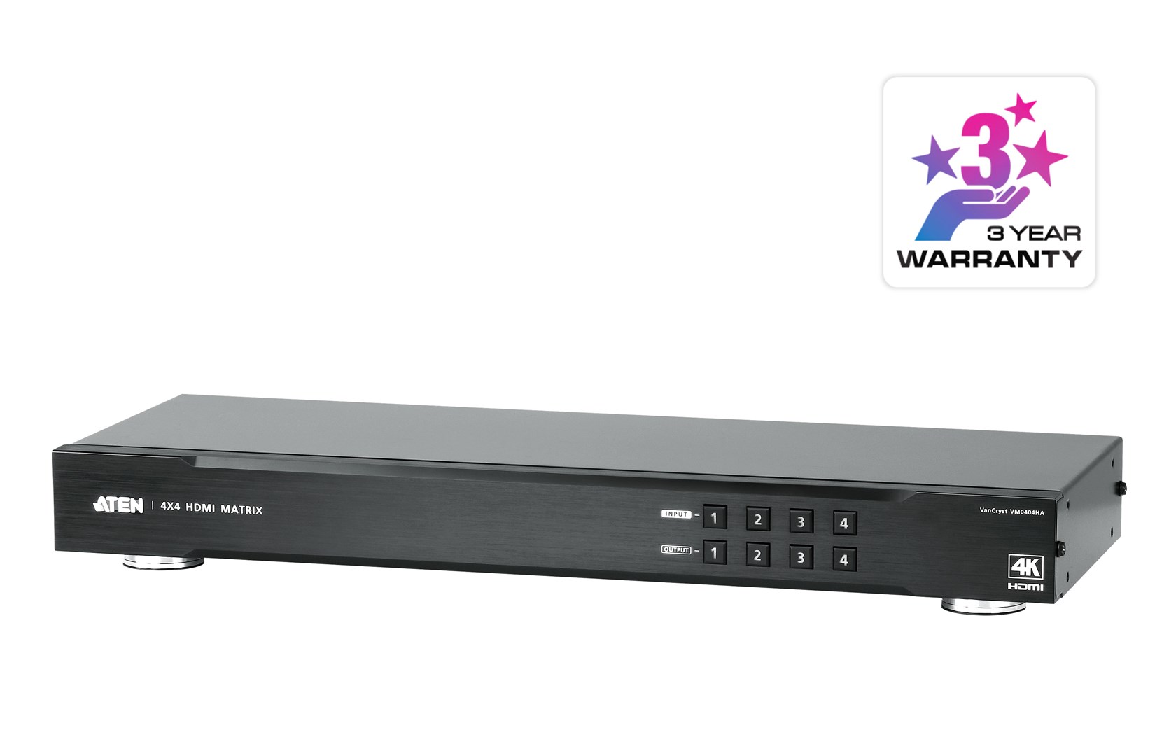 ATEN Matrix Switch 4x4 4K HDMI