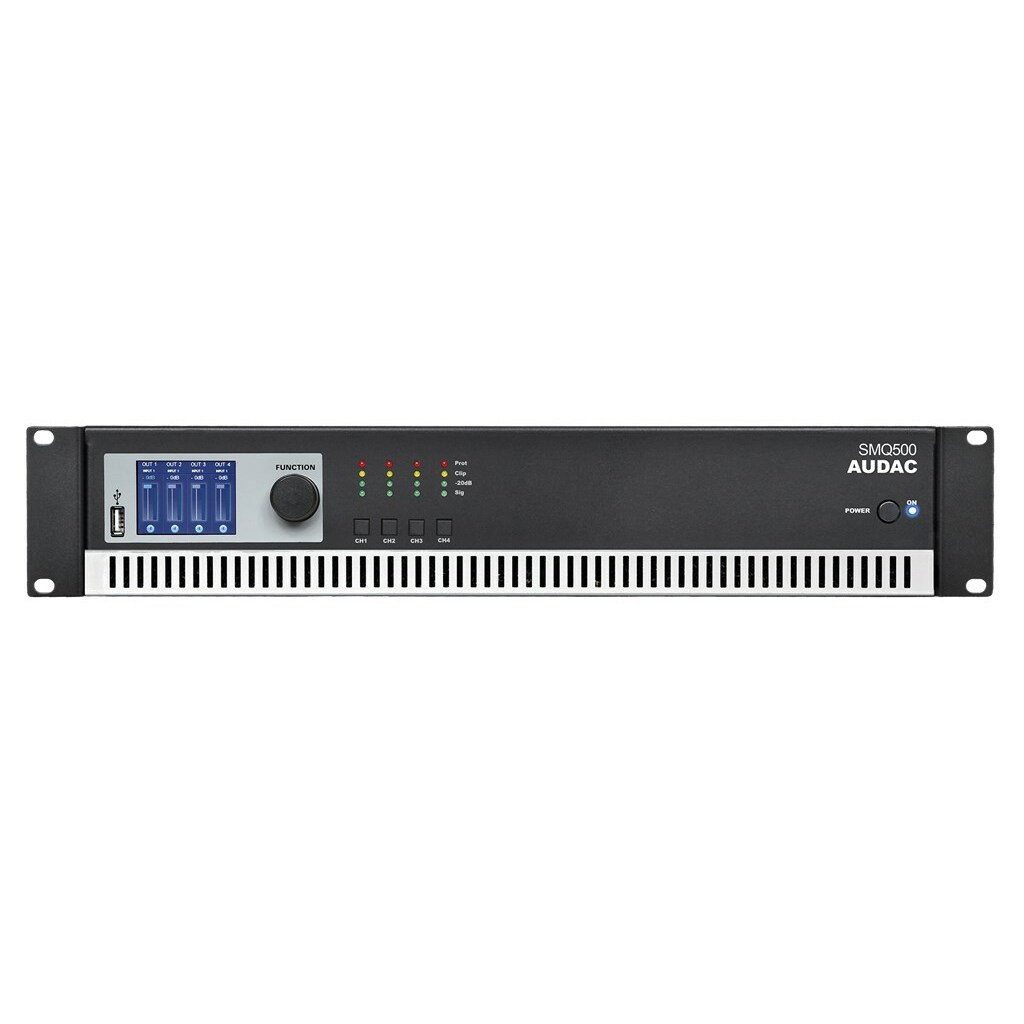 AUDAC  SMQ500 WaveDynamics 4-channel amp 4