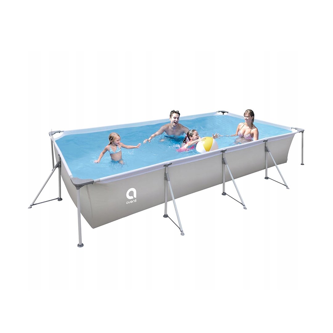 Avenli  grey frame pool, 394x207x80 |