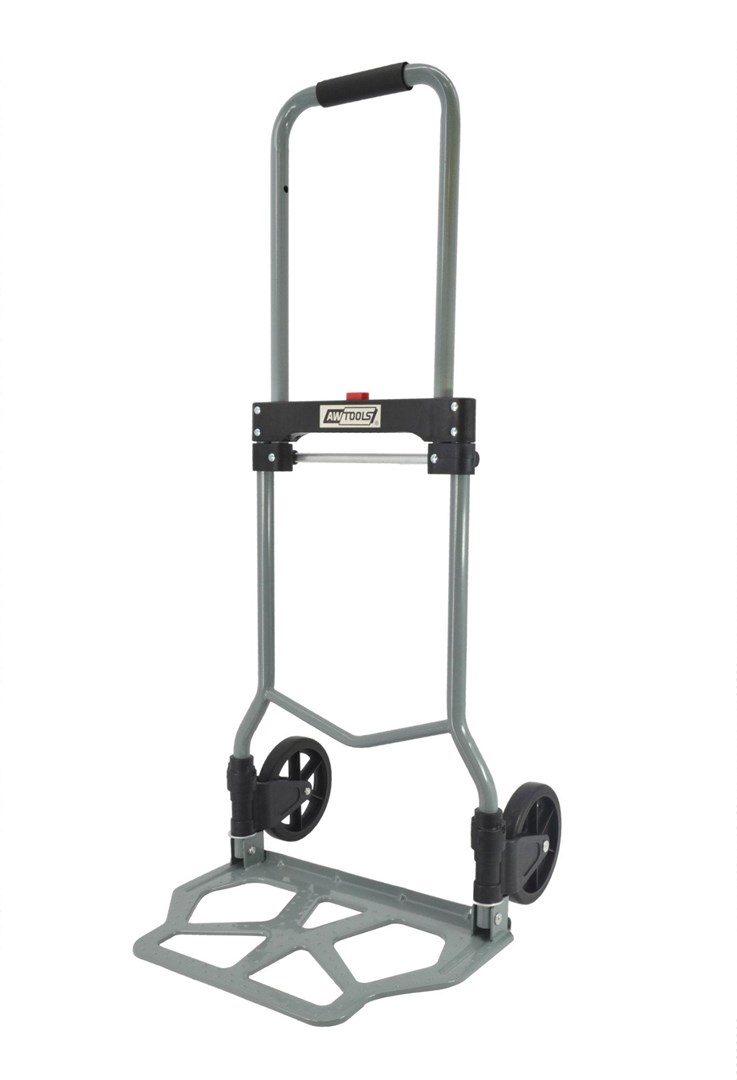 AWTOOLS AW FOLDING WAREHOUSE TROLLEY 100kg