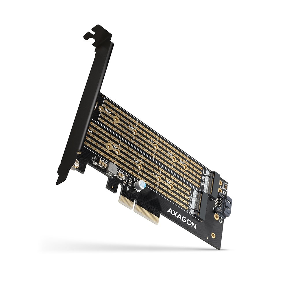 AXAGON PCI-E 3.0 PCEM2-D 4x