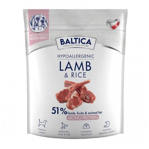 BALTICA  Nutraceutic Hypoallergenic M Lamb with