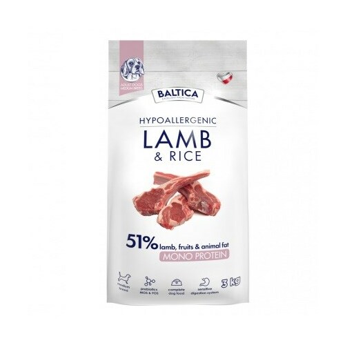 BALTICA  Nutraceutic Hypoallergenic M Lamb with