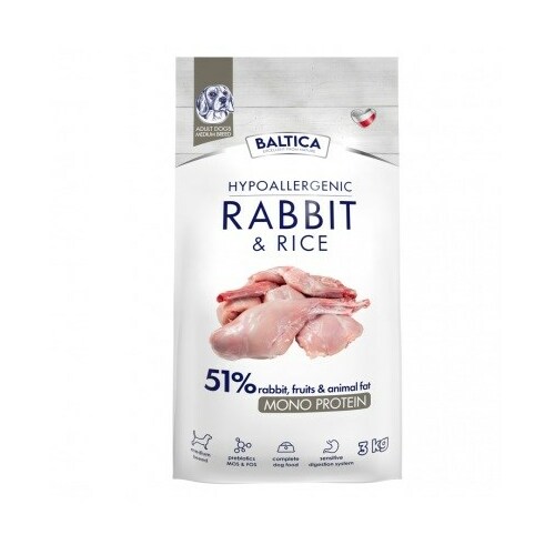 BALTICA  Nutraceutic Hypoallergenic M Rabbit with