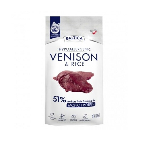BALTICA Nutraceutic Hypoallergenic Small breeds Venison