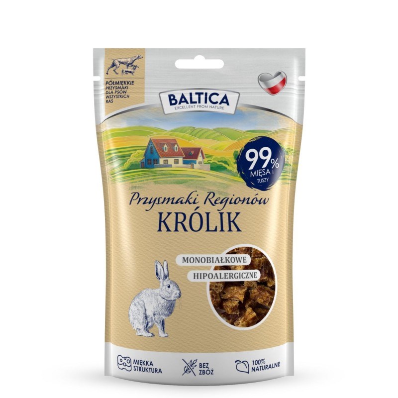 BALTICA Przysmaki regionów Monoprotein Rabbit -