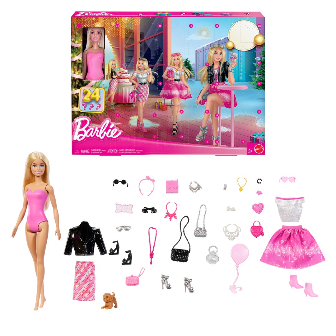 Mattel Barbie Fashion Doll Holiday Advent
