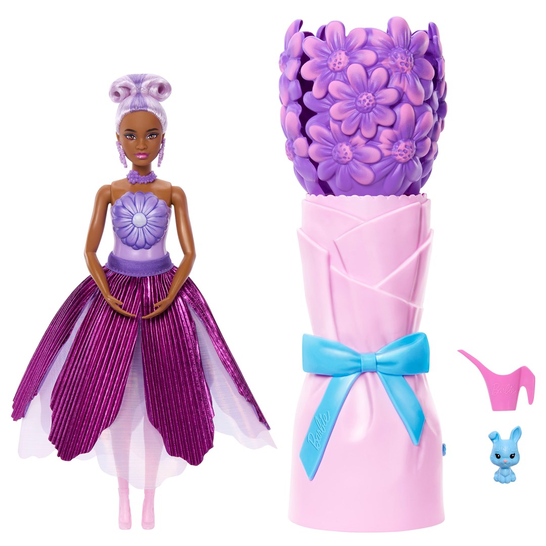 Mattel Barbie Petal Pop Scented Fashion