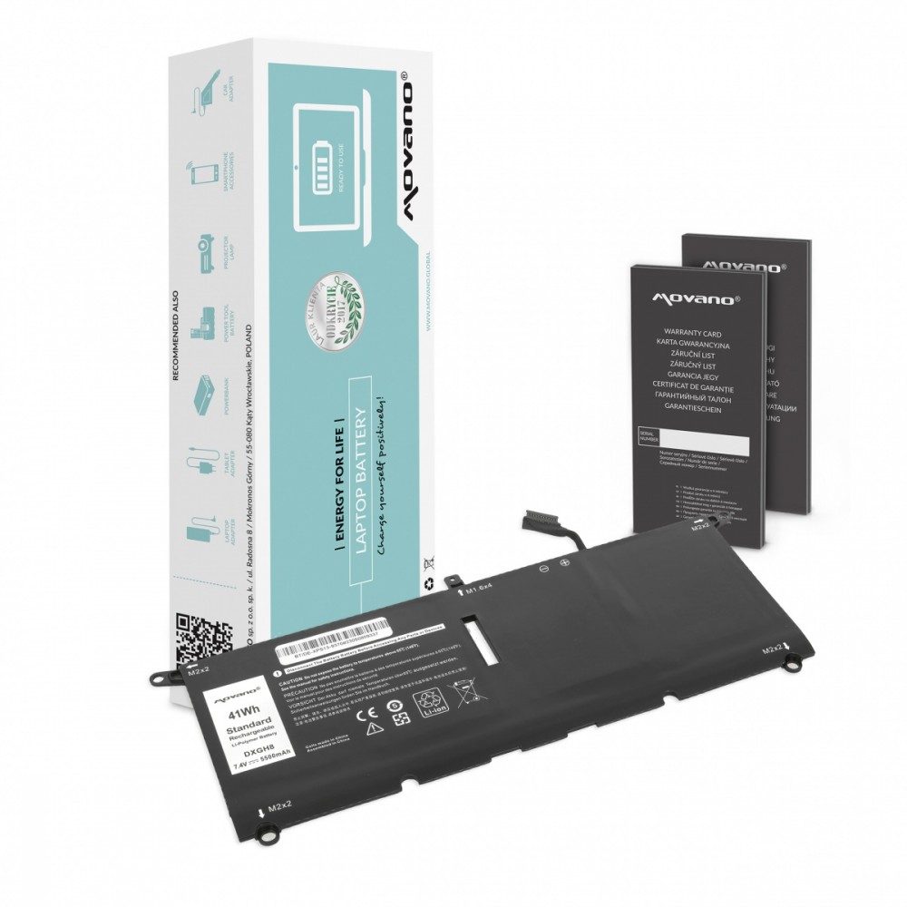 Movano Bateria DXGH8 G8VCF do Dell