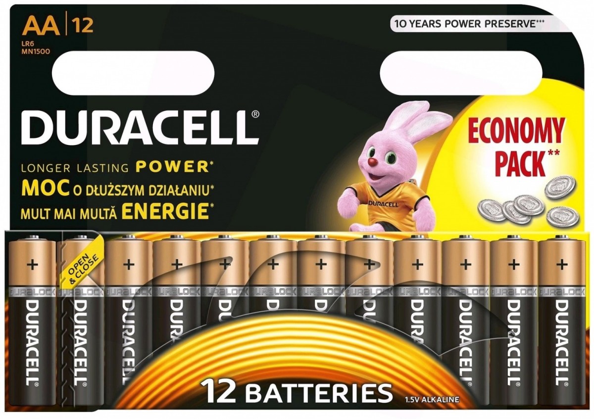 Duracell  Batteries Basic AA/ LR6 BL12