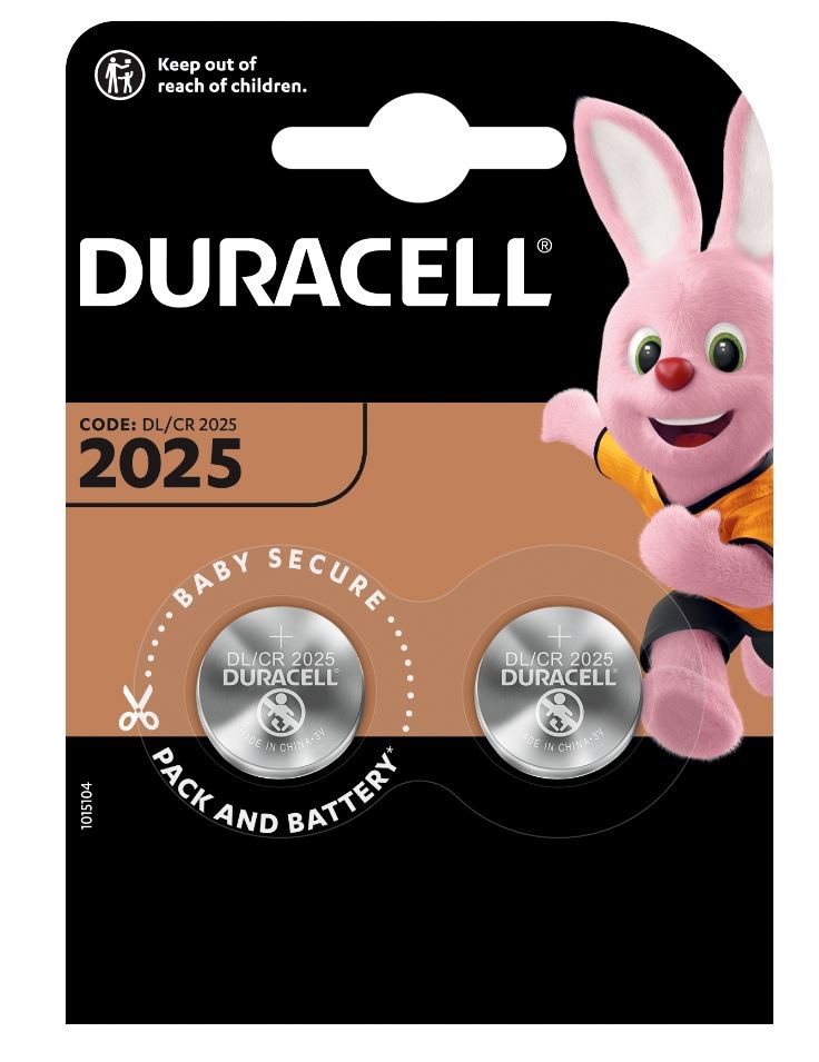 Duracell Batteries CR2025 blister 2pcs |