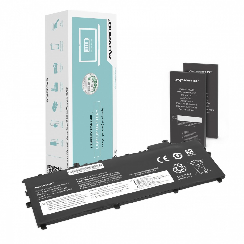Movano Battery 01AV430 for Lenovo ThinkPad