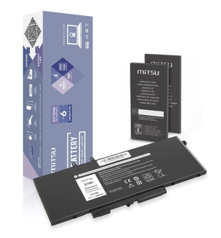 Mitsu  Battery 4GVMP for Dell Latitude