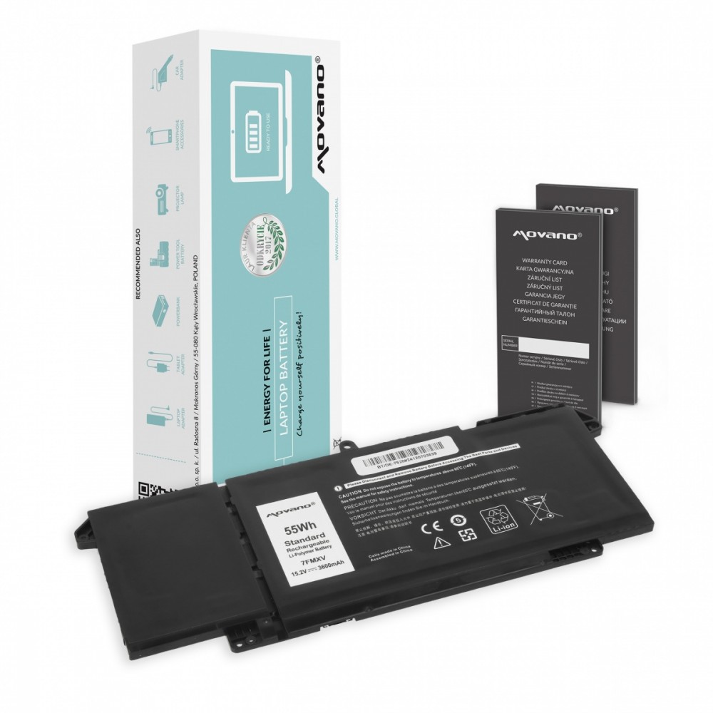 Movano  Battery 7FMXV for Dell Latitude