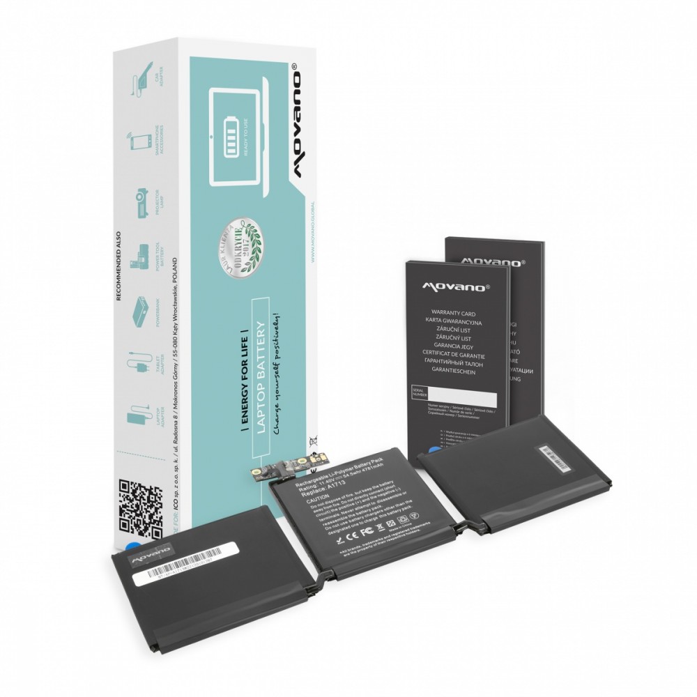 Movano  Battery A1713 for Apple MacBook